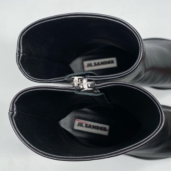 Jil Sander Leather ankle boots size 37.5 - Picture 9 of 13